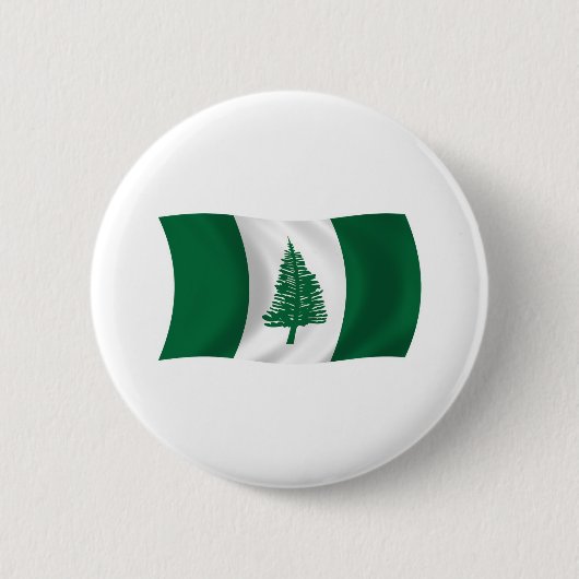 Norfolk-eiland Vlag Knop Ronde Button 5,7 Cm (Voorkant)