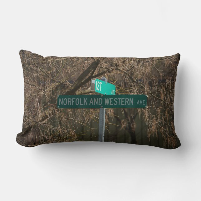 Norfolk en Western Ave, het Hoofdkussen van het Kussen (Voorkant)