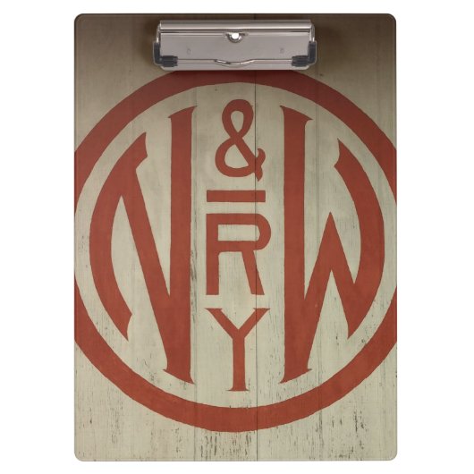 Norfolk en Western Logo Klembord (Voorkant)