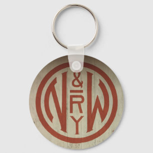 Norfolk en Western Logo Sleutelhanger