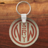 Norfolk en Western Logo Sleutelhanger (Voorkant)