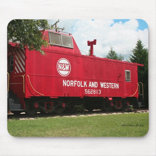 Norfolk en Westerne Railcar Muismat (Voorkant)