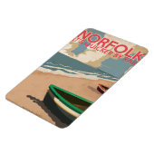 Norfolk, Engeland Vintage Reisposter Magneet (Linkerzijde)