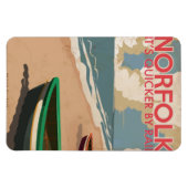 Norfolk, Engeland Vintage Reisposter Magneet (Horizontaal)
