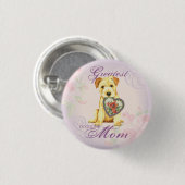 Norfolk Heart mama Ronde Button 3,2 Cm (Voorkant /achterkant)