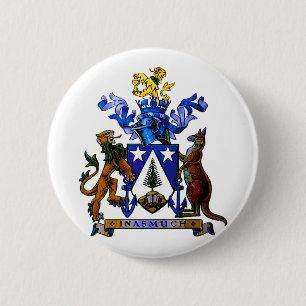 Norfolk Island COA Ronde Button 5,7 Cm