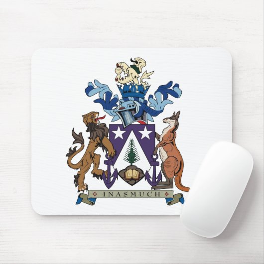 Norfolk Island Coat of Arms Mousepad Muismat (Met muis)