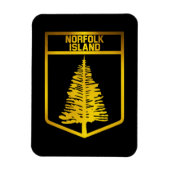 Norfolk Island Emblem Magneet (Verticaal)