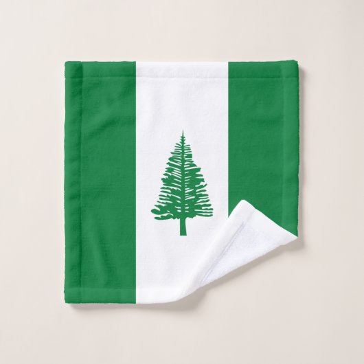 Norfolk Island Flag Bad Handdoek (Wasdoekje)