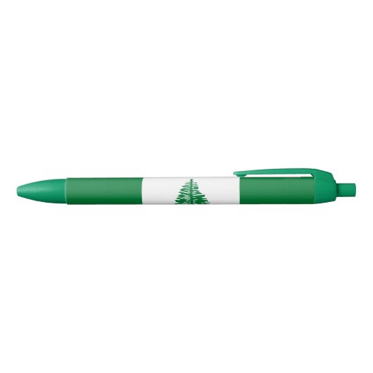 Norfolk Island Flag Blauwe Inkt Pen (Bovenkant)