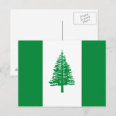 Norfolk Island Flag Briefkaart (Voorkant / Achterkant)