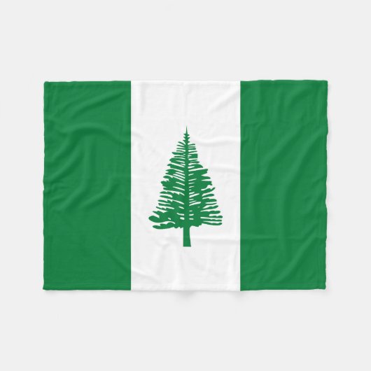 Norfolk Island Flag Fleece Deken (Voorkant (Horizontaal))