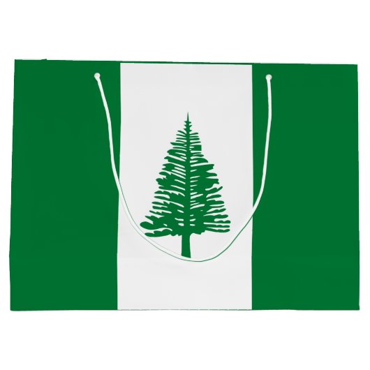 Norfolk Island Flag Groot Cadeauzakje (Achterkant)