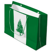 Norfolk Island Flag Groot Cadeauzakje (Voorkant Gekanteld)