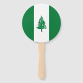 Norfolk Island Flag Handwaaier (Achterkant)