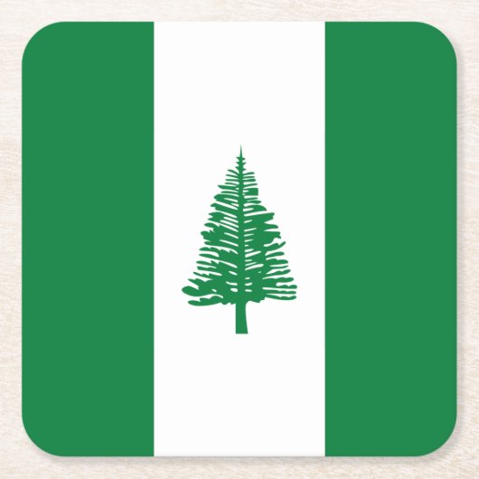 Norfolk Island Flag Kartonnen Onderzetters (Voorkant)