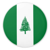 Norfolk Island Flag Keramische Knop (Voorkant)
