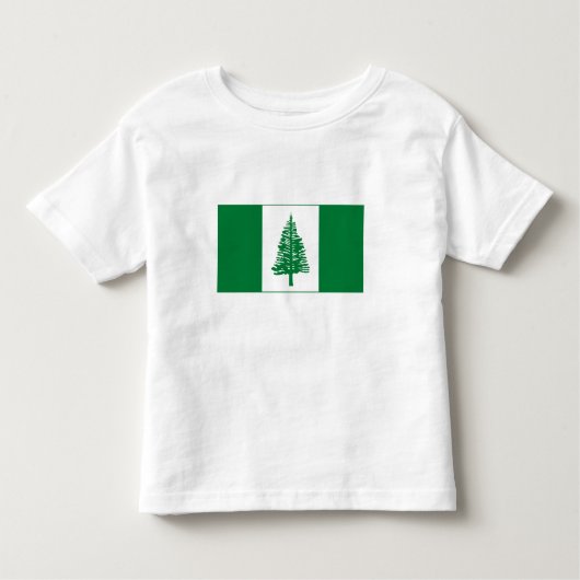 Norfolk Island Flag Kinder Shirts (Voorkant)