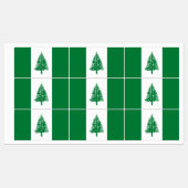 Norfolk Island Flag Labels (Vel)