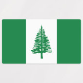 Norfolk Island Flag Labels (Design 1)