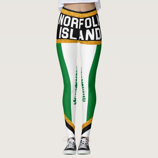Norfolk Island Flag Leggings (Voorkant)