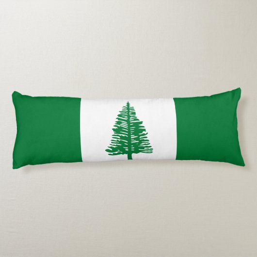 Norfolk Island Flag Lichaamskussen (Achterkant)