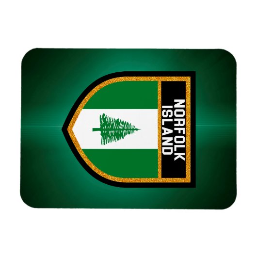 Norfolk Island Flag Magneet (Horizontaal)