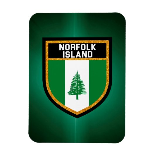 Norfolk Island Flag Magneet (Verticaal)