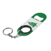 Norfolk Island Flag Mini Flessenopener (Voorkant Gekanteld)