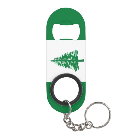 Norfolk Island Flag Mini Flessenopener (Achterkant)