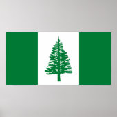 Norfolk Island Flag Poster (Voorkant)