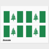 Norfolk Island Flag Rechthoekige Sticker (Vel)