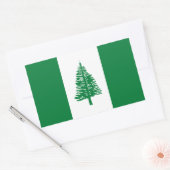 Norfolk Island Flag Rechthoekige Sticker (Envelop)
