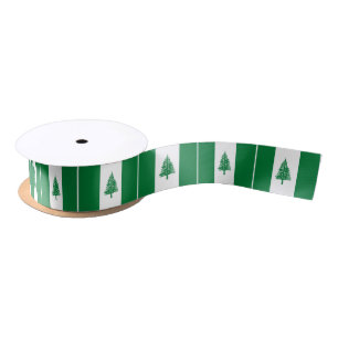 Norfolk Island Flag Satijnen Lint