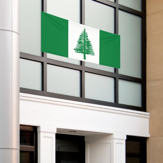 Norfolk Island Flag Spandoek (Buitenkant Gebouw)