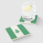 Norfolk Island Flag Stenen Onderzetter (Zijkant)