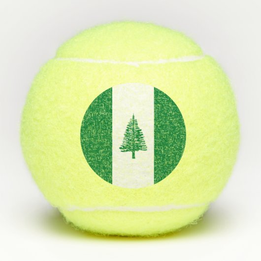 Norfolk Island Flag Tennisballen (Voorkant)