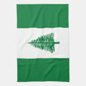 Norfolk Island Flag Theedoek (Verticaal)