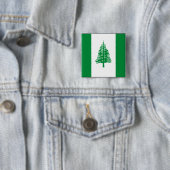 Norfolk Island Flag Vierkante Button 5,1 Cm (In situ)