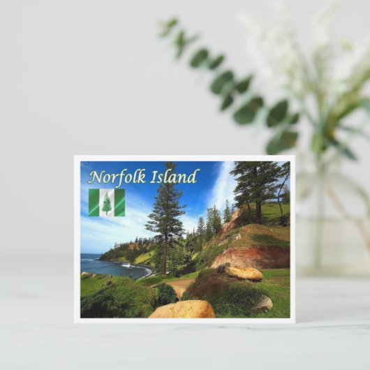 Norfolk Island - Panorama - Briefkaart (Staand voorkant)