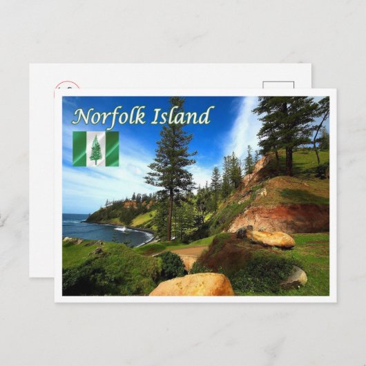 Norfolk Island - Panorama - Briefkaart (Voorkant / Achterkant)