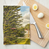 Norfolk Island Pijnbomen Theedoek (Quarter Fold)