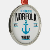 Norfolk Metalen Ornament (Rechts)