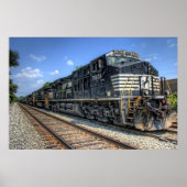Norfolk Southern in HDR. Poster (Voorkant)