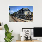 Norfolk Southern in HDR. Poster (Thuiskantoor)