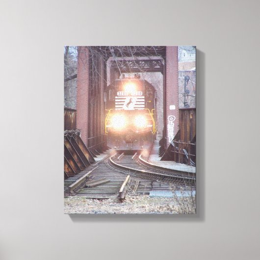 Norfolk Southern Locomotive #3288 Canvas Afdruk (Voorkant)