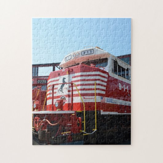 Norfolk Southern Railway 911 diesellocomotief Legpuzzel (Verticaal)