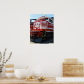 Norfolk Southern Railway 911 diesellocomotief Poster (Keuken)
