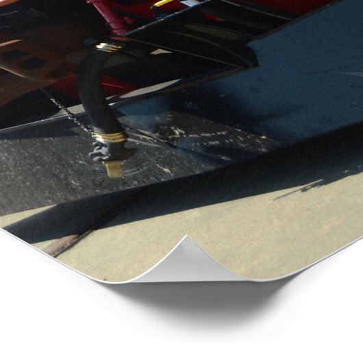 Norfolk Southern Railway 911 diesellocomotief Poster (Hoek)