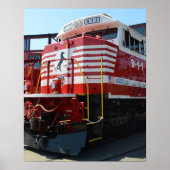 Norfolk Southern Railway 911 diesellocomotief Poster (Voorkant)